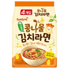 삼양 콩나물김치라면 115g, 4개
