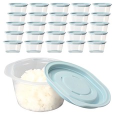 아카시아리빙 전자렌지용 냉동밥보관 쿡앤밥 스카이블루, 26개, 275ml