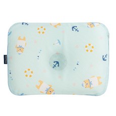 Gio Pillow 網狀透氣兒童枕頭套, 海軍小熊款 藍色