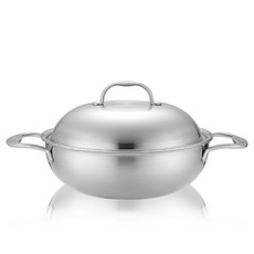 Hanil 不銹鋼卑爾根桶 5 折不銹鋼派對工作鍋, 24厘米, 1 個