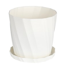 코멧 모던 화분 L, 화이트, 1개