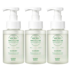 HAPPY BATH 保濕潔顏慕斯, 300ml, 3瓶