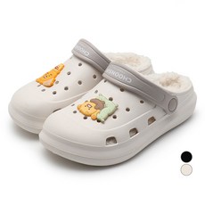 KAKAO FRIENDS 兒童用春植家庭樂園毛絨涼鞋