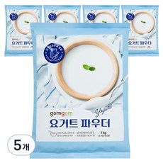gomgom 法國產優格粉, 1入, 5個, 1kg