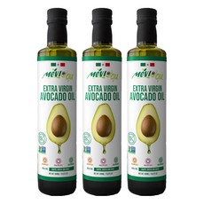 meVI 美味 特級初榨酪梨油, 發煙點約200度以上, 第一道冷壓壓榨, 墨西哥原瓶原裝進口, 250ml, 3瓶