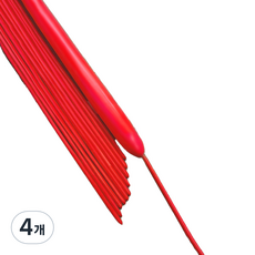 와우파티코리아 요술 풍선 160 50p, 레드, 4개