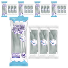 러버랩 뽀송 고무장갑 3입, 쿨그레이, 중(M), 5세트
