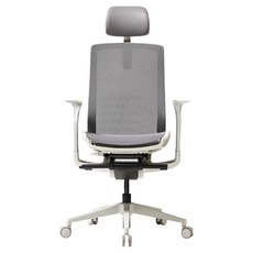 듀오백 메가 컴퓨터 책상 의자 MG-0-M2F-W 방문설치, 그레이