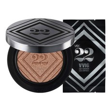 Chosungah 22 CNT Daewang Cushion Cica Ampoule + Refill Set SPF50+ PA++++, 02 Sand Beige, 1組