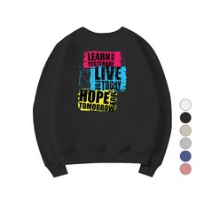 ILLUSO 男女通用 Live Today 柔軟特殊棉質運動衫