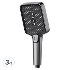 마켓감성 스퀘어 샤워 헤드 4홀, 그레이, 3개