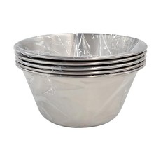 下村企販 不鏽鋼小調理碗 18-8不鏽鋼材質 日本製, 72g 500ml 5個, 外徑12.8 x 5.8cm, 1組