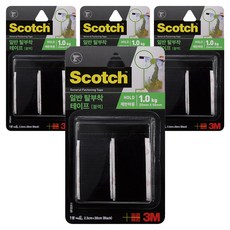 3M Scotch 一般可重複黏貼膠帶, 4個