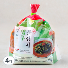 예소담 특 열무 물김치, 1kg, 4개