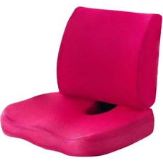 記憶靠背保護椅墊, 紅色的