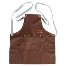 Geumkkaebi 防水咖啡師圍裙, 棕色, 1個