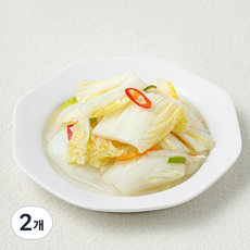 해담촌 백김치, 350g, 2개