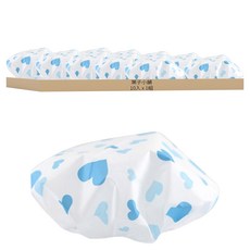 防水浴帽 10入, 隨機出貨, 1組