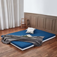 더릭스홈 9존 토퍼 매트리스, 네이비, 6cm