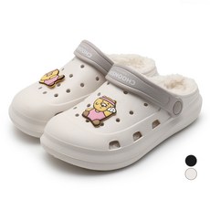 카카오프렌즈 아동용 춘식이 헬린이 파크 털샌들