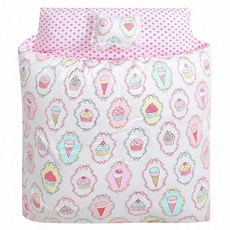 日式貓窩睡袋, 粉色 + 冰淇淋, 1個