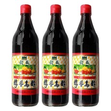 KOKUMORI 穀盛 醇香烏醋, 600ml, 3瓶