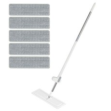 comet 拖把+超細纖維清潔布 5入, 1組