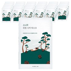 라운드랩 소나무 진정 시카 마스크, 1개입, 30개