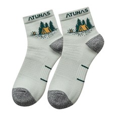 ATUNAS 歐都納 步步輕心減壓襪 A1ASGZ01N 灰色 運動休閒吸濕排汗襪, M, 1雙