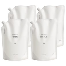 에브리케어 젖병주방세제 리필용, 1kg, 4개