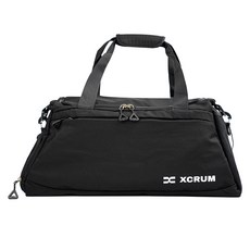 엑스크럼 스포츠 헬스 기내용 더플백, 블랙, 1개