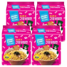 푸디버디 간장 비빔면 86g, 16개