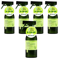 HAARAZ 泡沫足部清潔露 清新薄荷香, 1入, 5個, 500ml