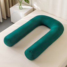 SOHEIM 可機洗U型身體抱枕, 晚霞綠