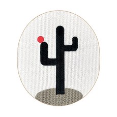 理享家 耐磨耐抓彩色貓抓板 仙人掌造型 保護家具 貓咪玩具, 43.5 x 35cm, 仙人掌花白底, 1個