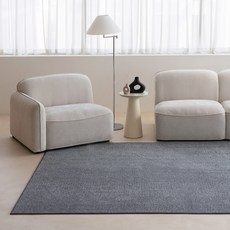 한일카페트 컴포드 단모 거실 러그