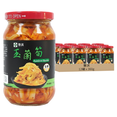 豐淇 鮮嫩 玉蘭筍, 360g, 12罐