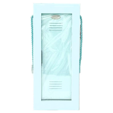 주식회사아텍스 철제 미니 캐비넷 27.5 x 10.5 x 10.5 cm, 블루, 3단