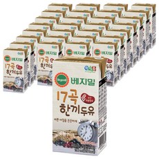 베지밀 17곡 한끼두유, 190ml, 48개