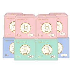 Liberty ORGANATURE Near Skin韓國產蝶翼瞬吸透氣衛生棉 M 14片 4包+L 12片 2包+夜用型 10片 2包組, 1組