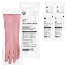 코멧 키친 고무장갑, 인디핑크, 중(M), 25세트