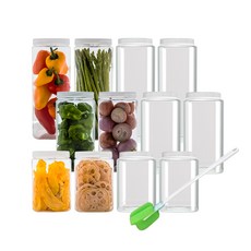 실리쿡 냉동실문 수납 사각용기 기본세트, 13개입, 1개