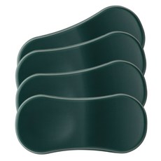 Diar 鉑金矽膠湯匙筷子座, 深綠色, 4個