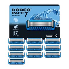 DORCO 多可樂客 PACE DORCO PACE7 刮鬍刀片企劃組 4號, 1套, 10片