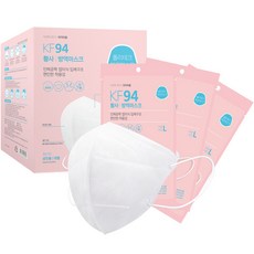 폴리테크에코마스크 새부리형 대형 KF94, 50개입, 1개, 화이트