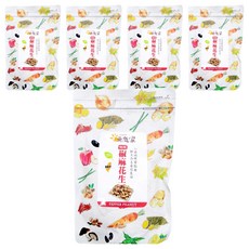 元氣家 椒麻花生, 香辣滋味 酥脆可口 微辣微麻 下酒菜 200g, 5包