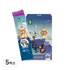 邏輯眼鏡盜賊棒型果凍, 協和葡萄+京明子混合口味, 100g, 5盒