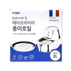 LIV MOM 氣炸鍋烘焙紙 19*4.5cm 90入, 1個