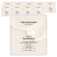 더페이스샵 홈스테틱 비타 토닝 콜라겐 마스크 24g, 1개입, 10개