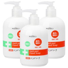 KUMANO 熊野油脂 Pharmaact 弱酸性藥用洗手慕斯瓶 250ml, 3瓶